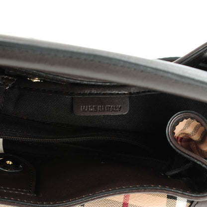 Burberry Haymarket Check Medium Willenmore Hobo Chocolate 5 of 8