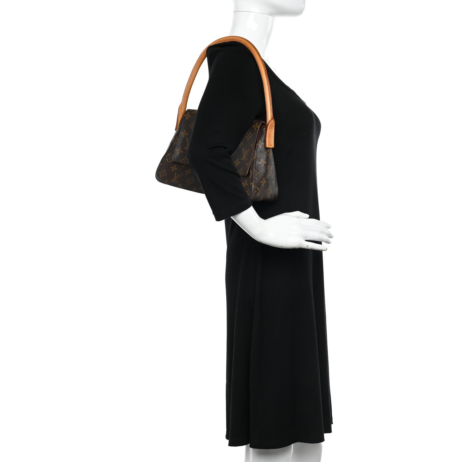 Louis Vuitton LOUIS VUITTON Monogram Mini Looping 2 of 12