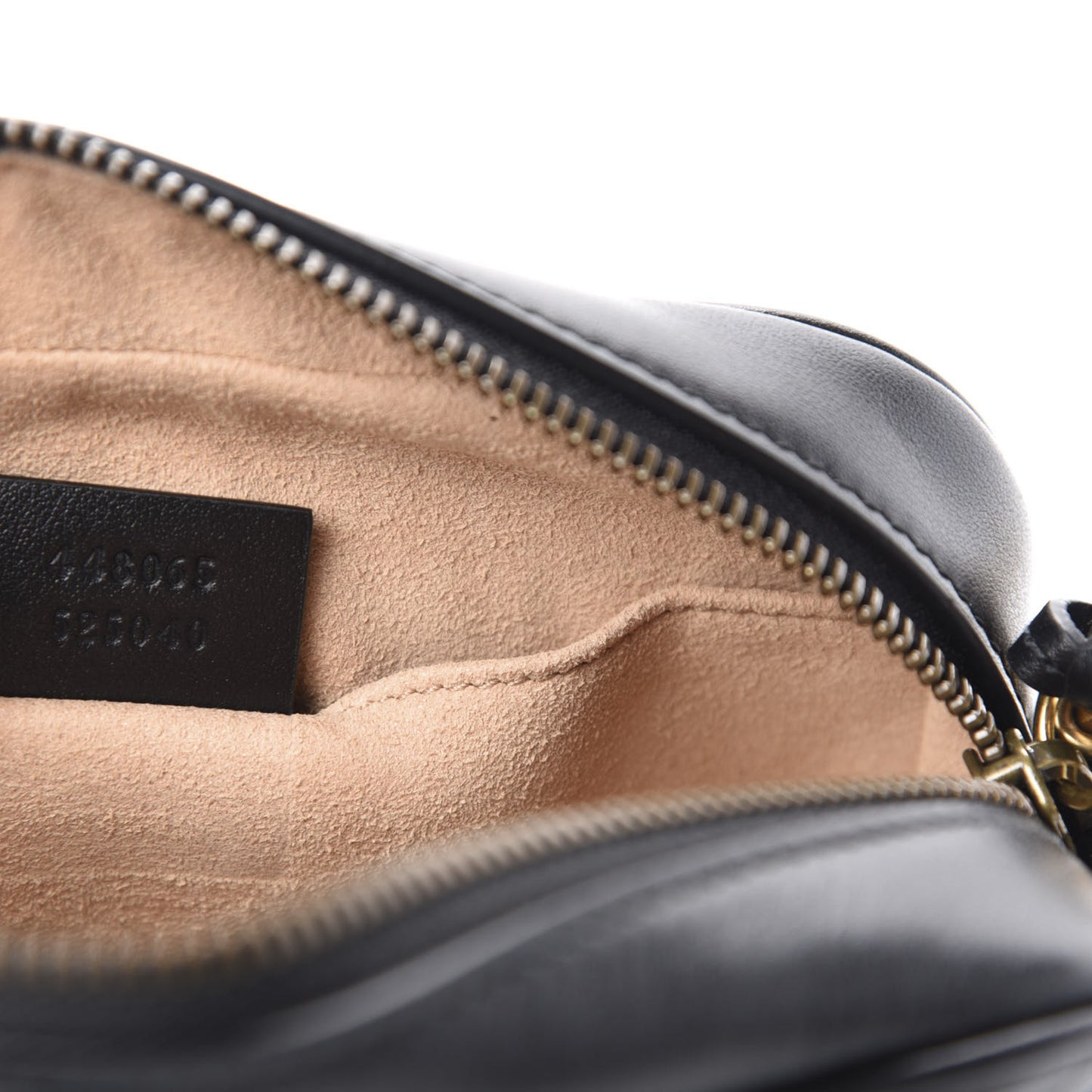 Calfskin Matelasse Mini GG Marmont Chain Shoulder Bag Black