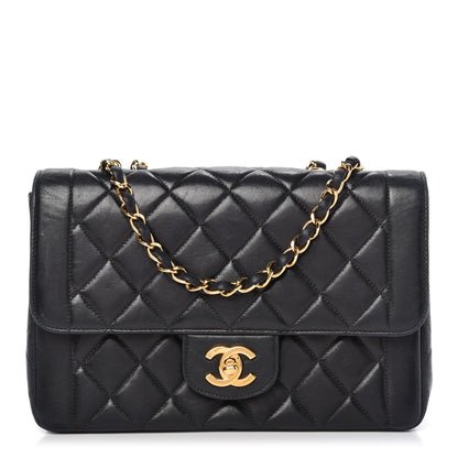 Chanel Lambskin Quilted Small Single Flap Black 1 of 10
