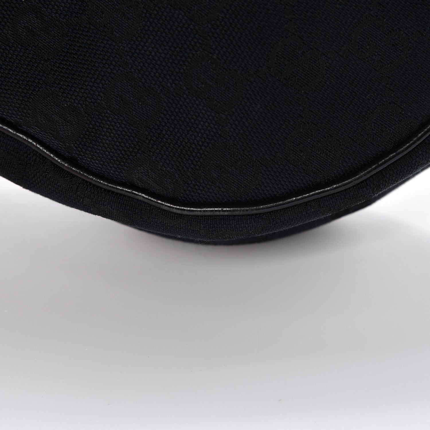 Gucci Monogram Medium Half Moon Hobo Black 12 of 14