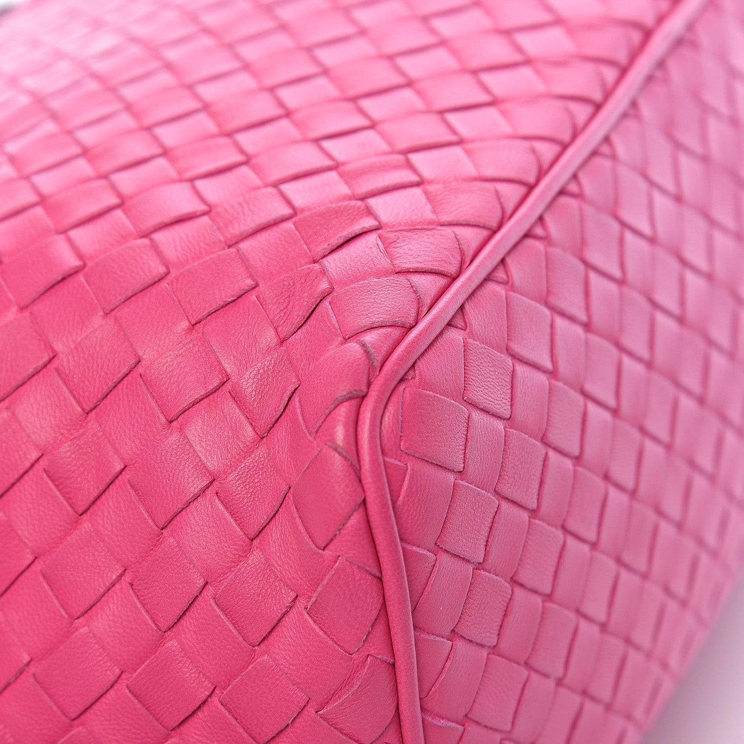 Bottega Veneta Nappa Intrecciato Hobo Fuchsia 9 of 11