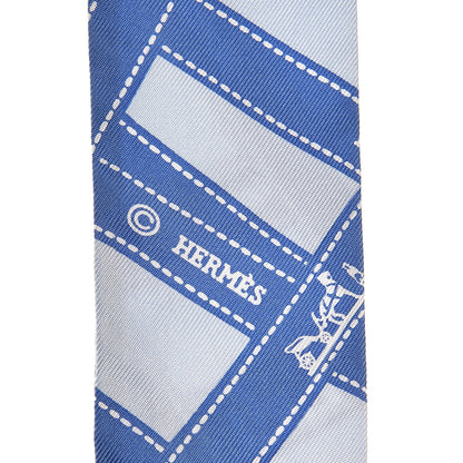 Hermes Silk Bolduc Twilly Bleu 4 of 5