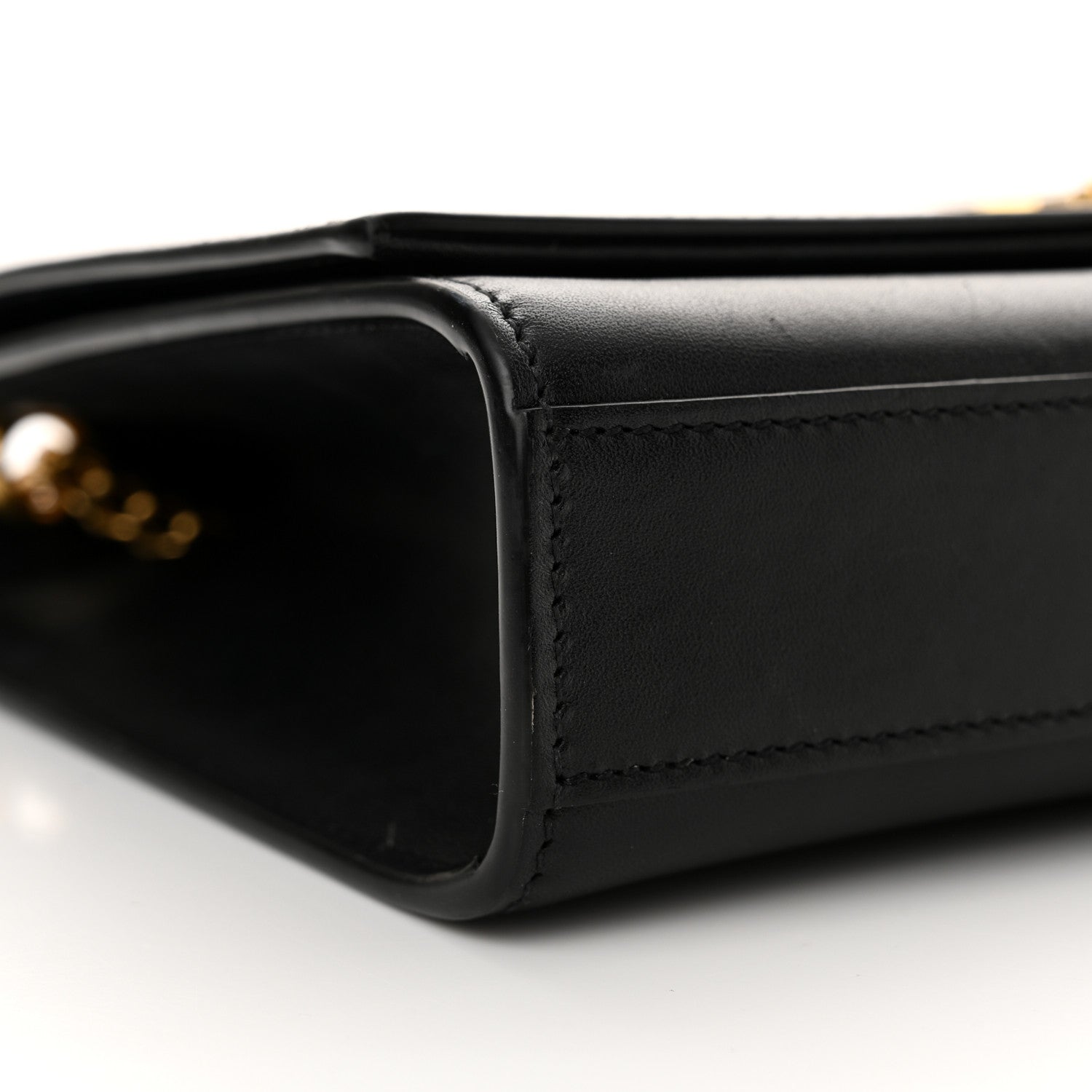 Saint Laurent Smooth Calfskin Medium Classic Monogram Kate Tassel Satchel Black 9 of 15