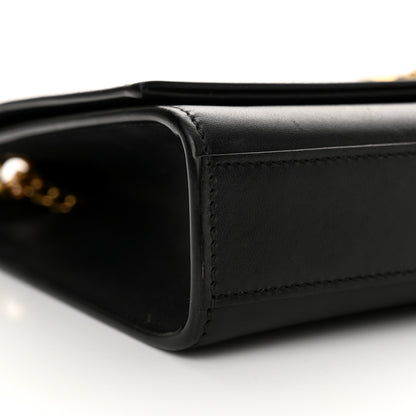 Saint Laurent Smooth Calfskin Medium Classic Monogram Kate Tassel Satchel Black 9 of 15