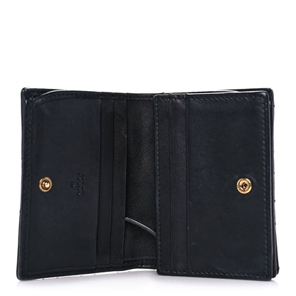 Gucci Calfskin Matelasse GG Marmont Card Case Wallet Black 5 of 13