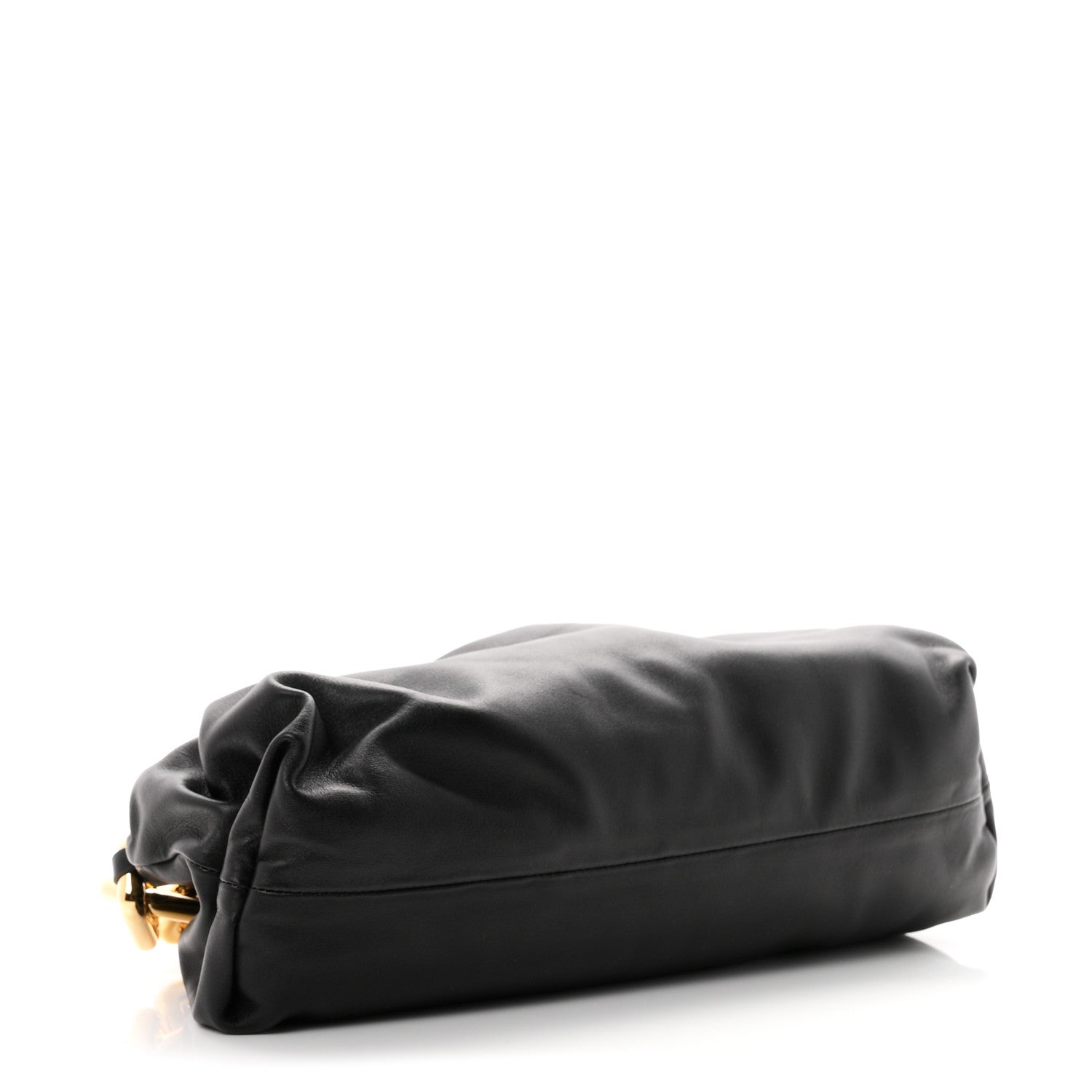 Bottega Veneta Calfskin The Pouch Chain Black 3 of 9