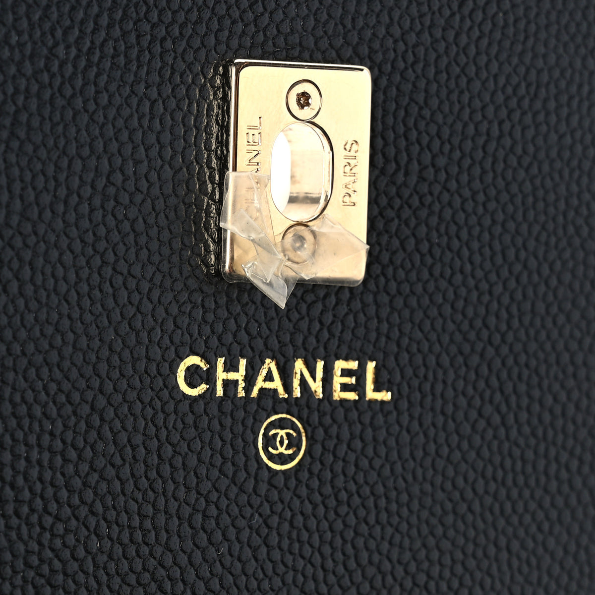 Chanel Caviar Quilted Trendy Handle Clutch With Chain Black 6 of 11