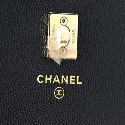 Chanel Caviar Quilted Trendy Handle Clutch With Chain Black 6 of 11