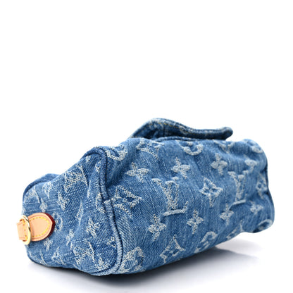 Louis Vuitton Monogram Denim Nano Speedy Blue 4 of 12