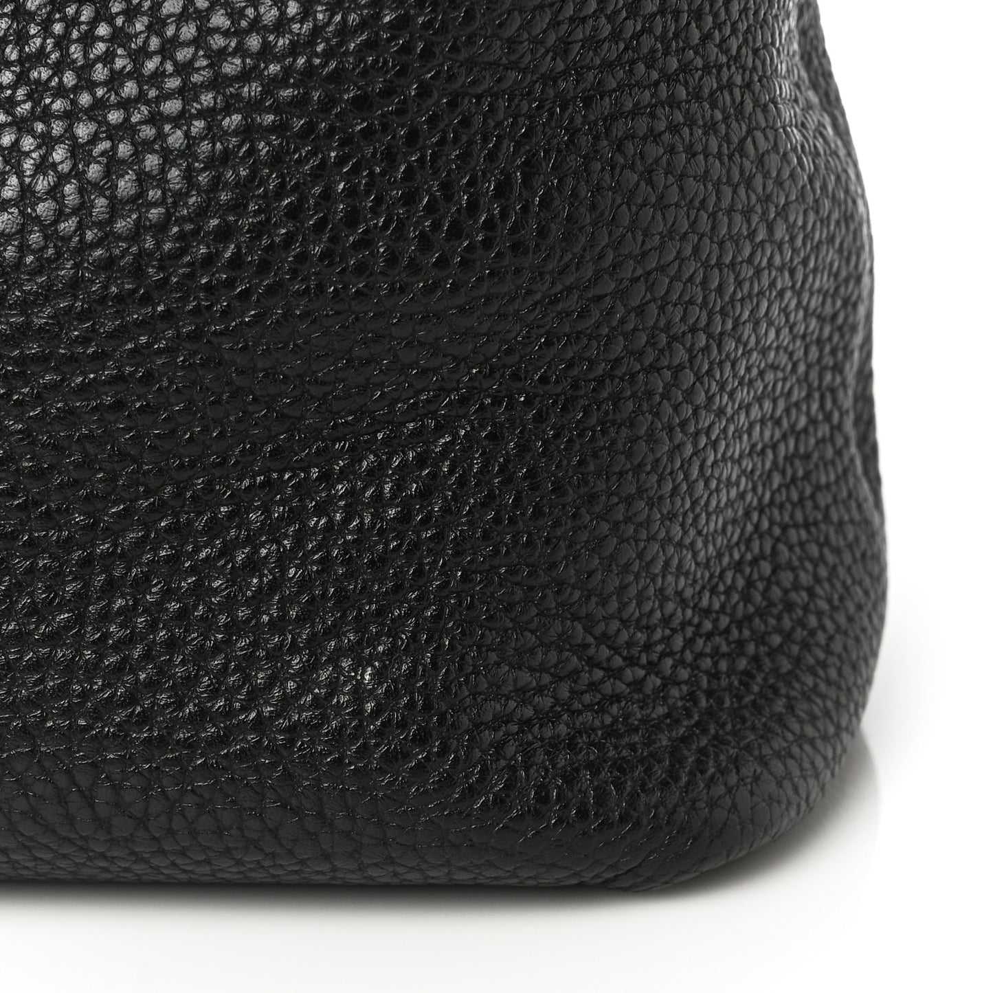 London Grainy Calfskin Medium Baynard Tote Black