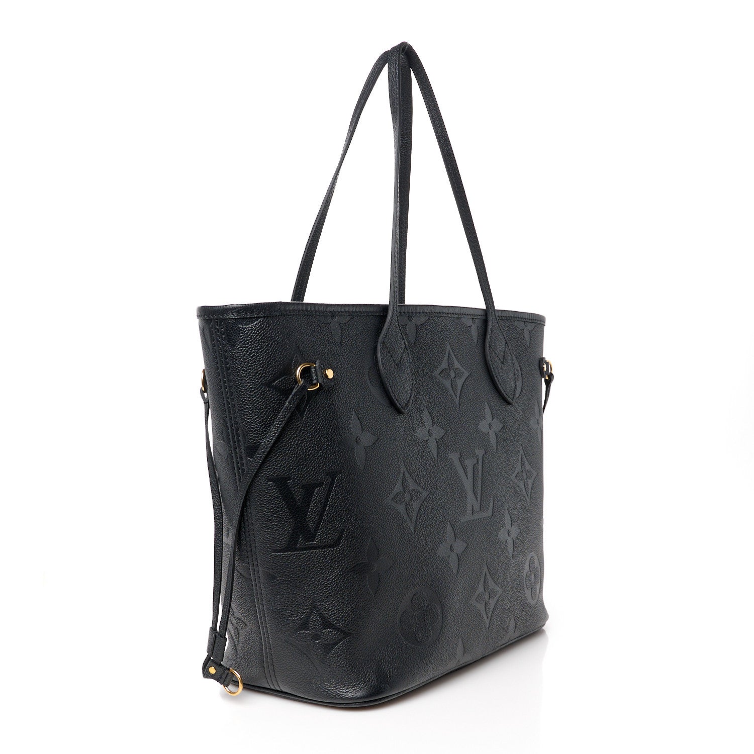 Louis Vuitton Empreinte Monogram Giant Neverfull MM Black 3 of 10