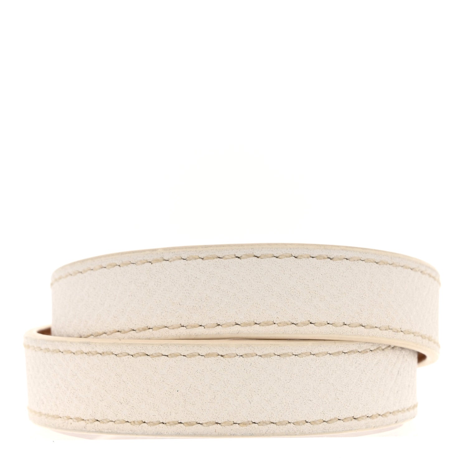 Hermes Epsom Kelly Double Tour Bracelet S White 3 of 7