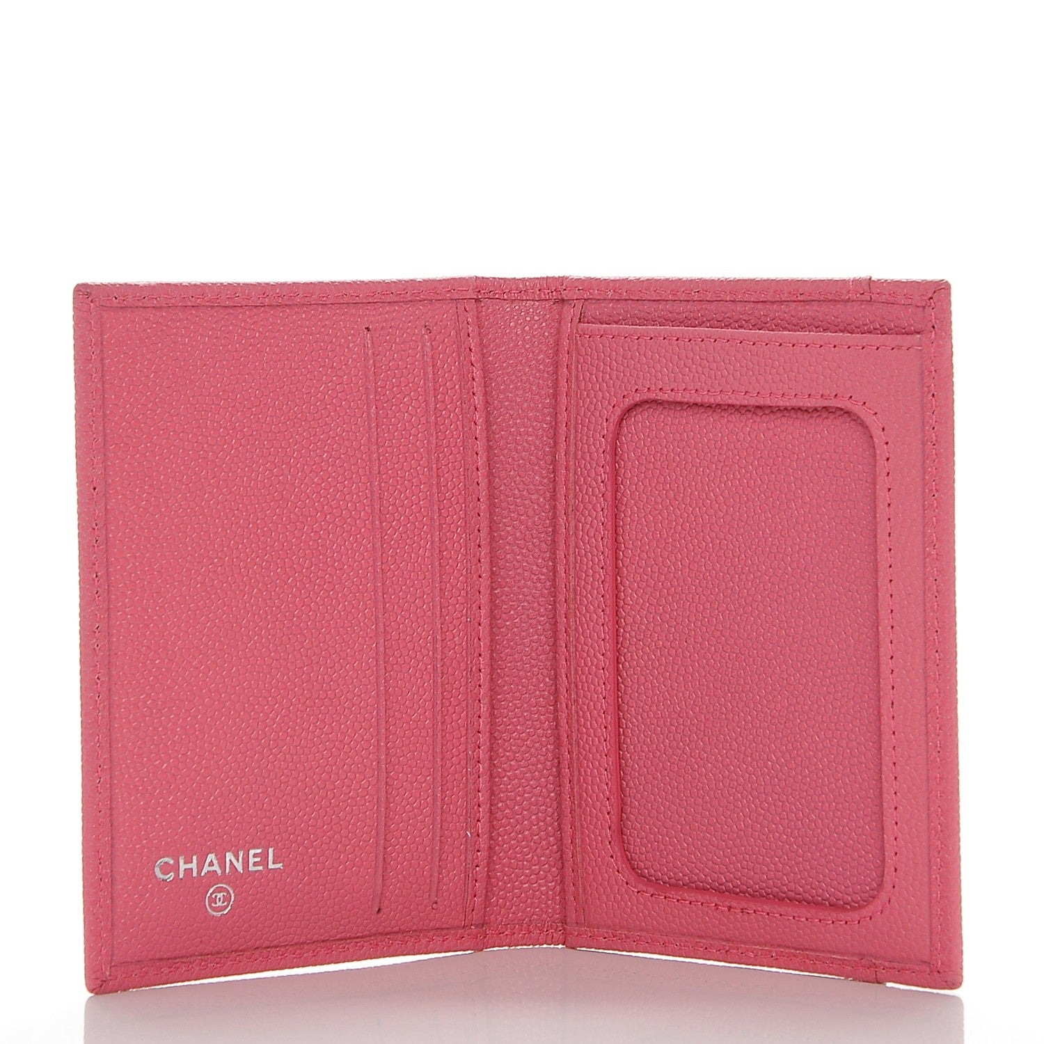 Chanel Caviar Bi-Fold Wallet Pink 5 of 8