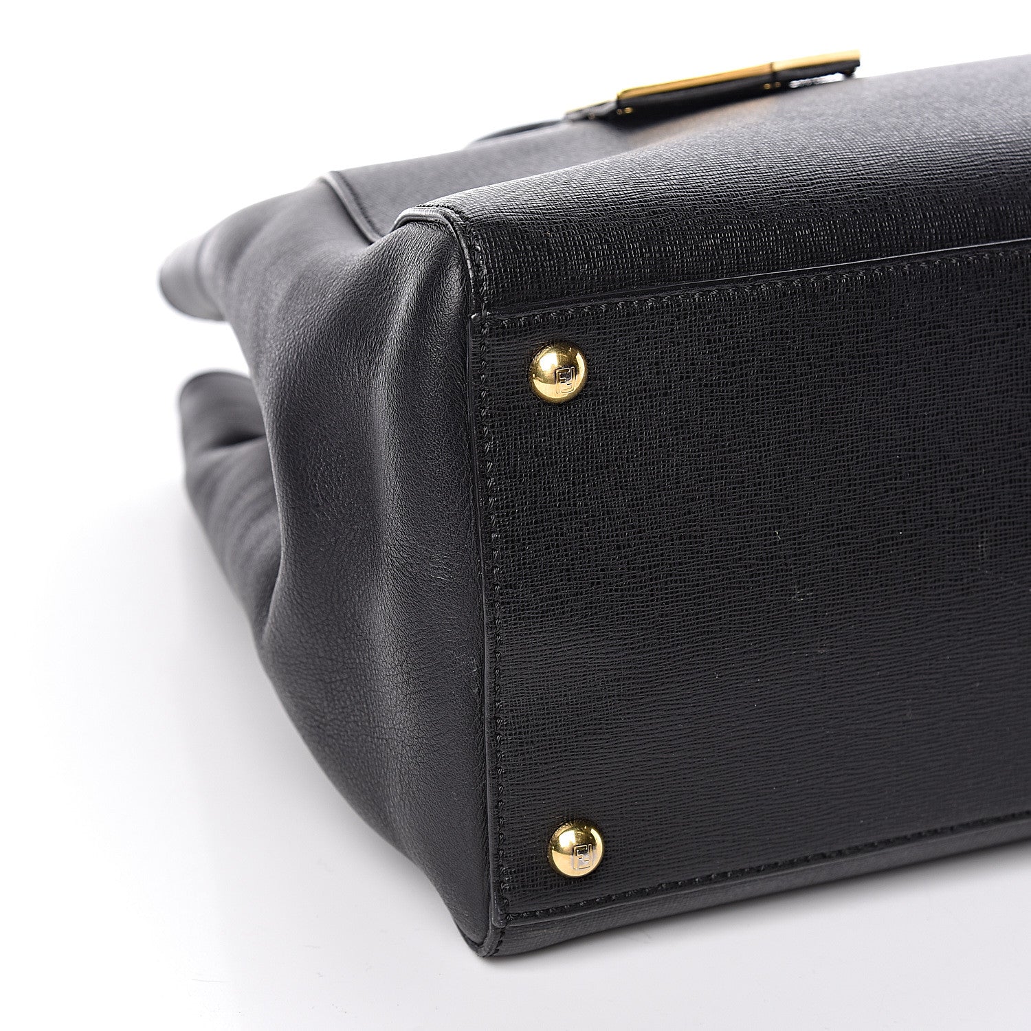 Fendi Vitello Elite Regular 2Jours Tote Black 8 of 11