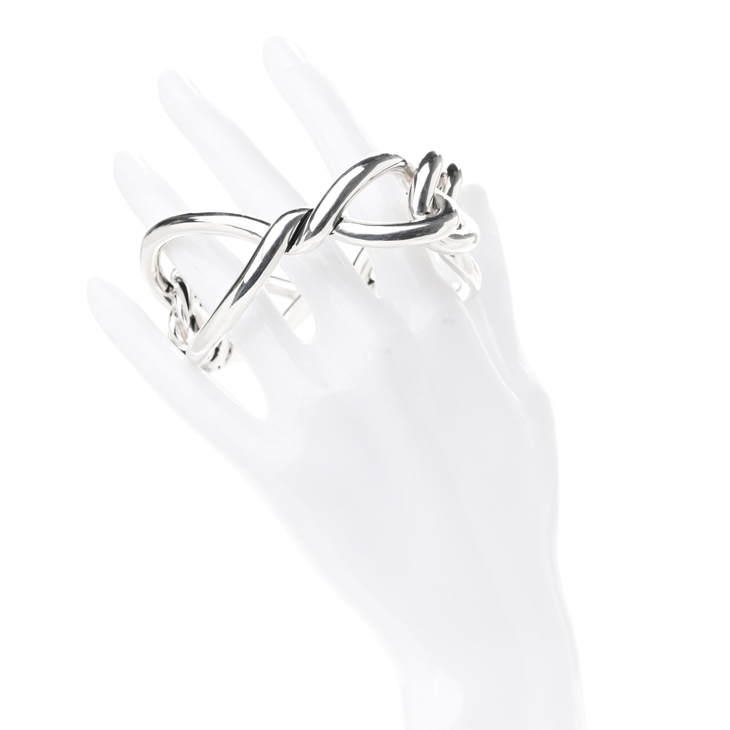 Sterling Silver 33mm Continuance Bold Bracelet