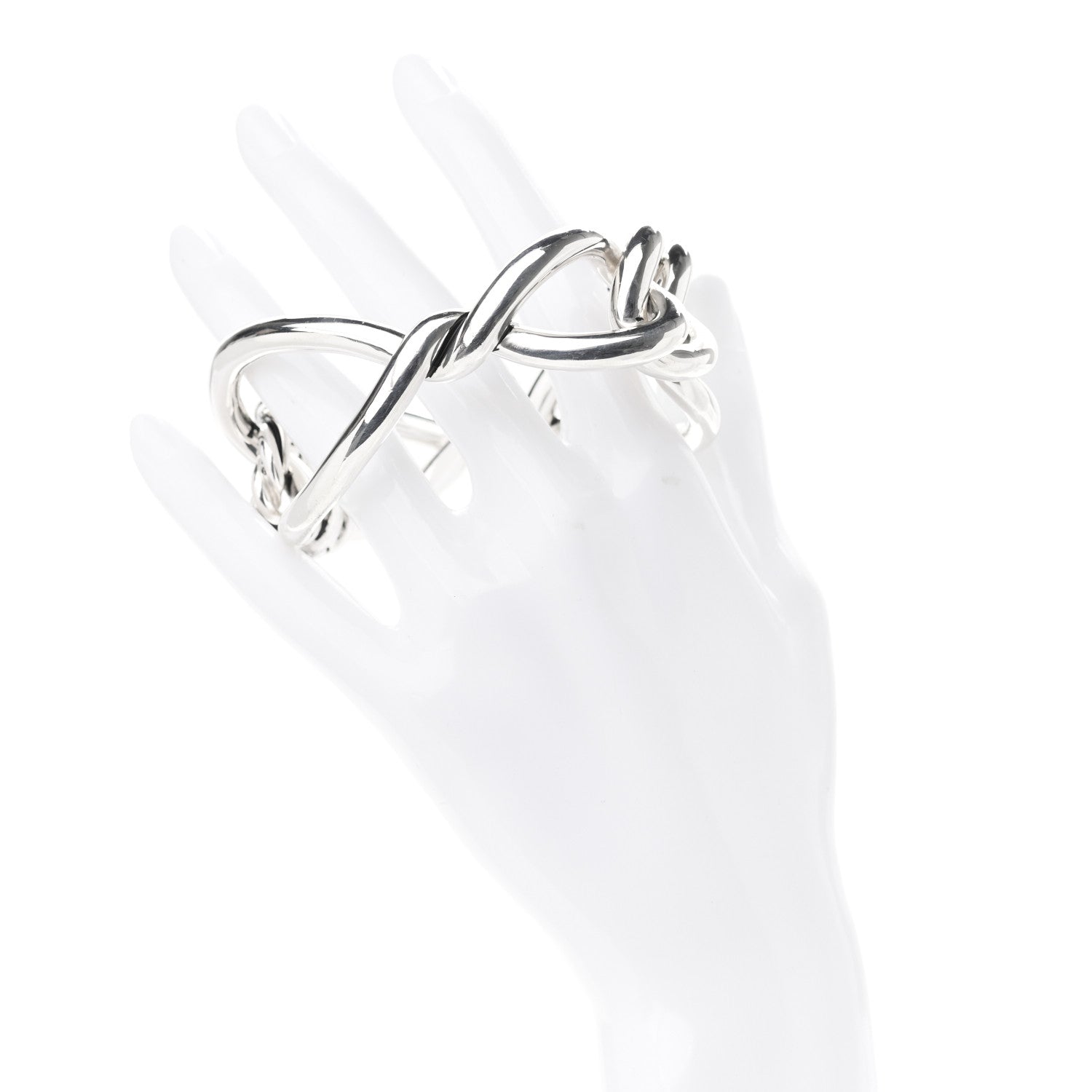David Yurman Sterling Silver 33mm Continuance Bold Bracelet 2 of 4