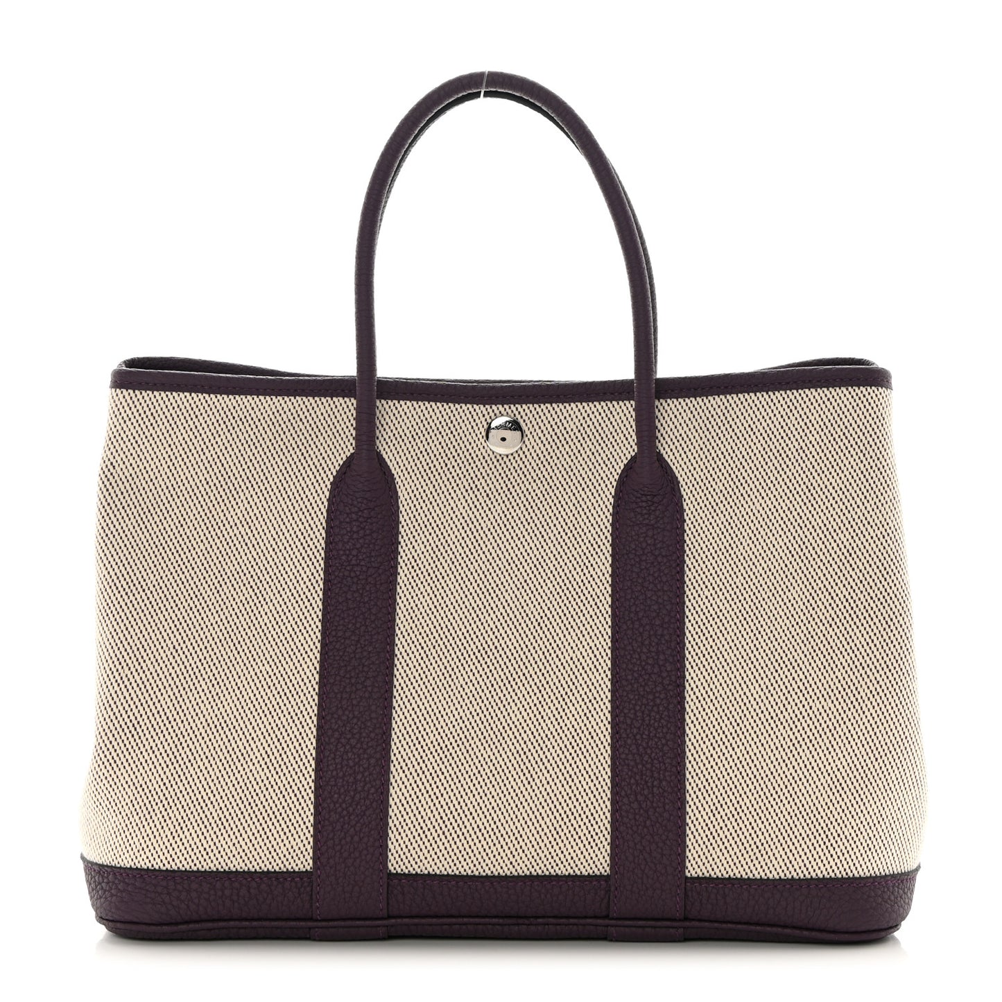 Twill H Negonda Garden Party 30 TPM Tote Ecru Cassis