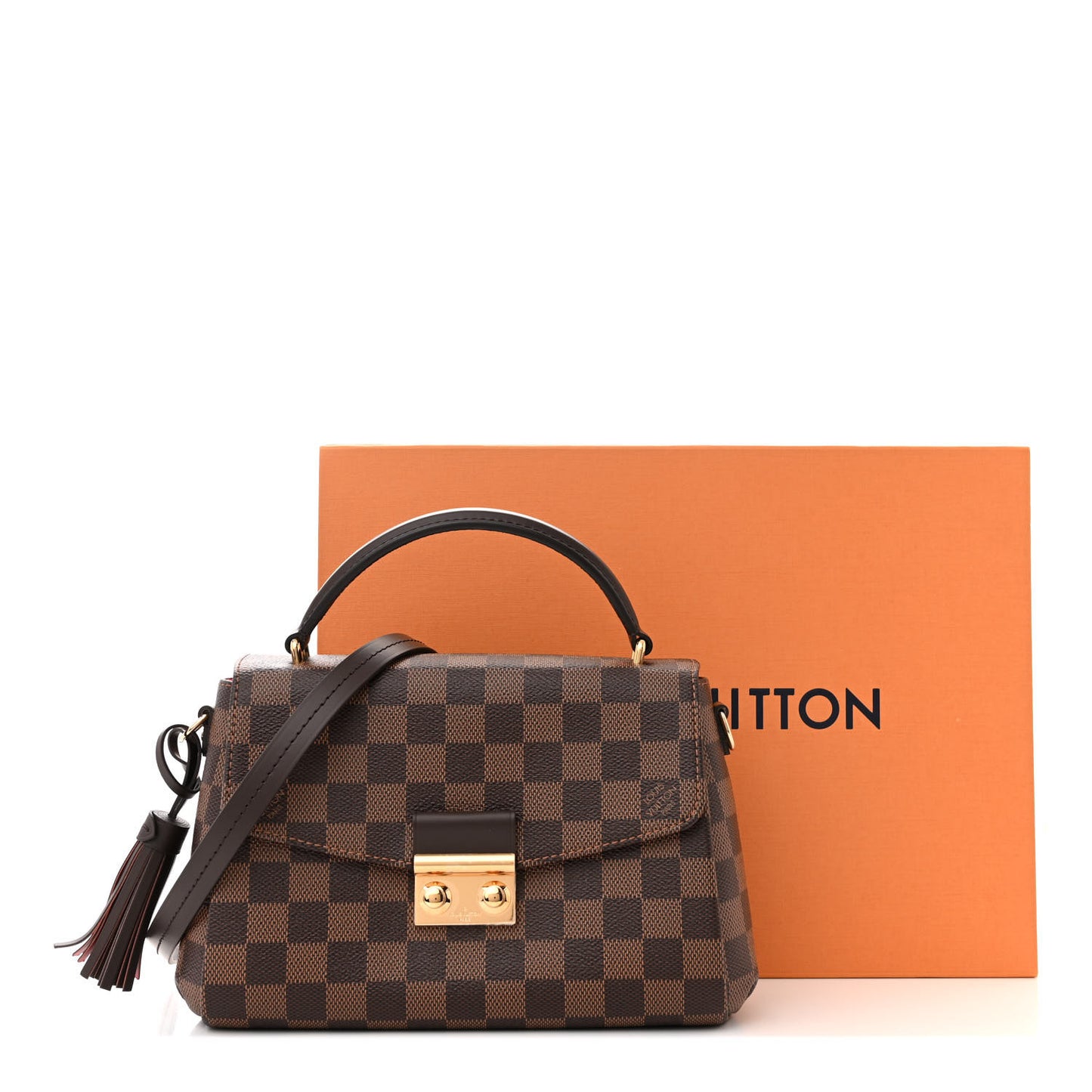 LOUIS VUITTON Damier Ebene Croisette