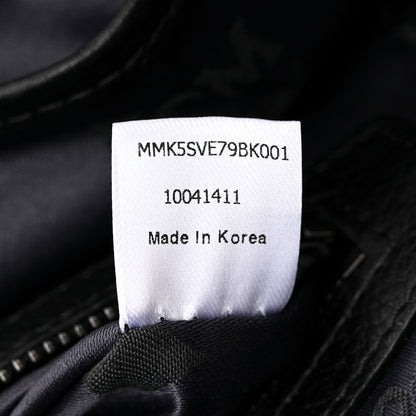 MCM Visetos Medium Stark Backpack Black 8 of 12