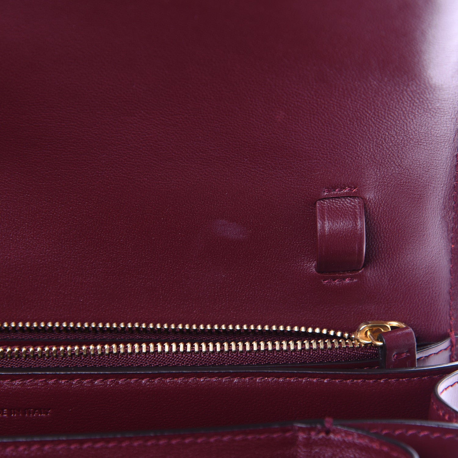 Celine Box Calfskin Medium Classic Box Flap Bag Burgundy 7 of 11
