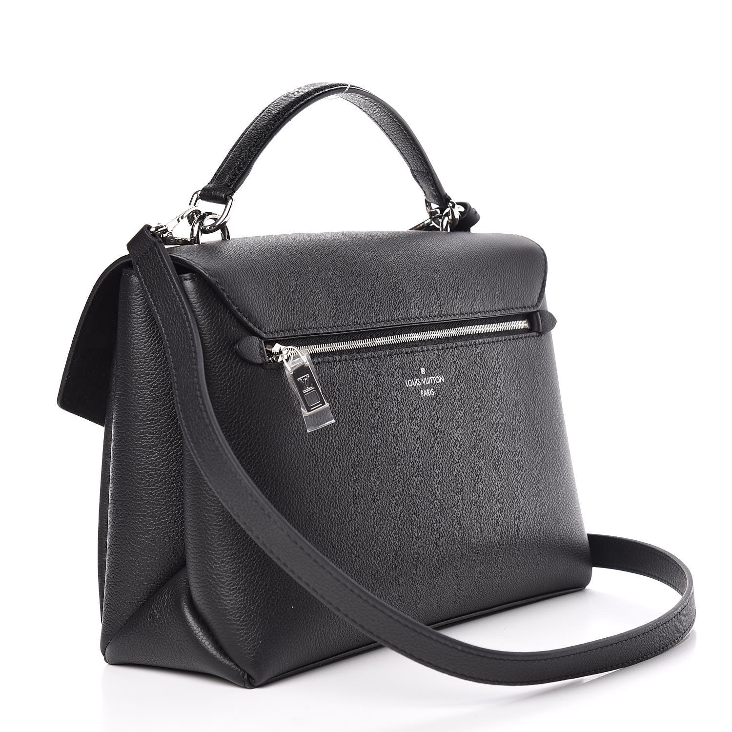 Louis Vuitton Soft Calfskin My Lockme Top Handle Black 3 of 10