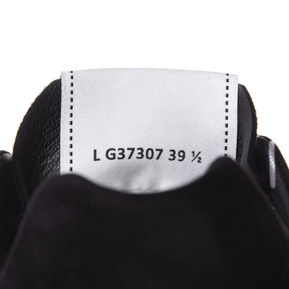 Chanel Suede Goatskin CC Sneakers 39.5 Black 10 of 11