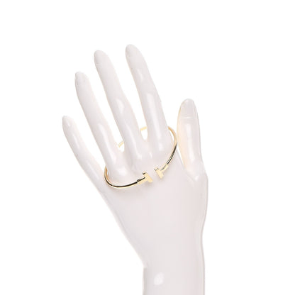 Tiffany 18K Yellow Gold T Wire Bracelet 2 of 4
