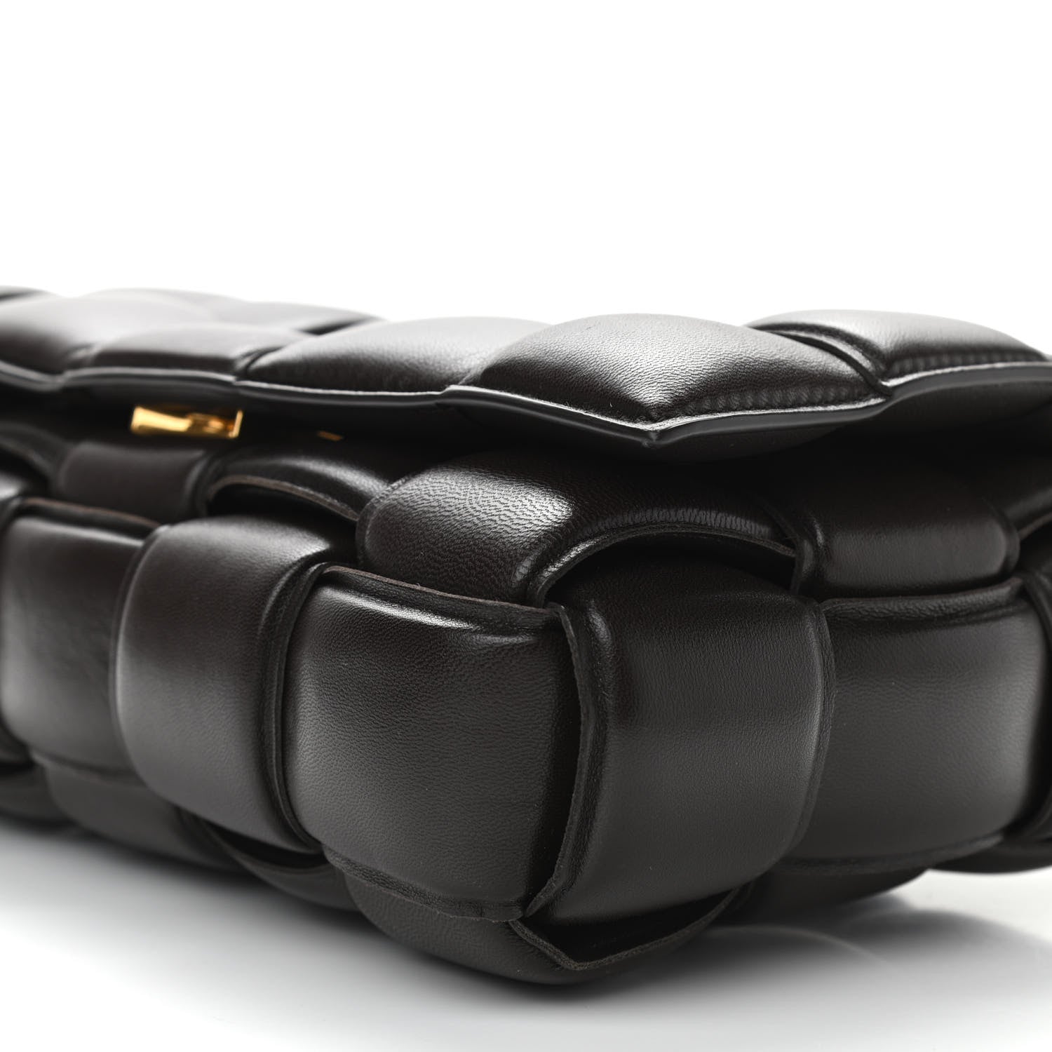 Bottega Veneta Nappa Maxi Intreccio Padded Cassette Crossbody Bag Fondente 9 of 9