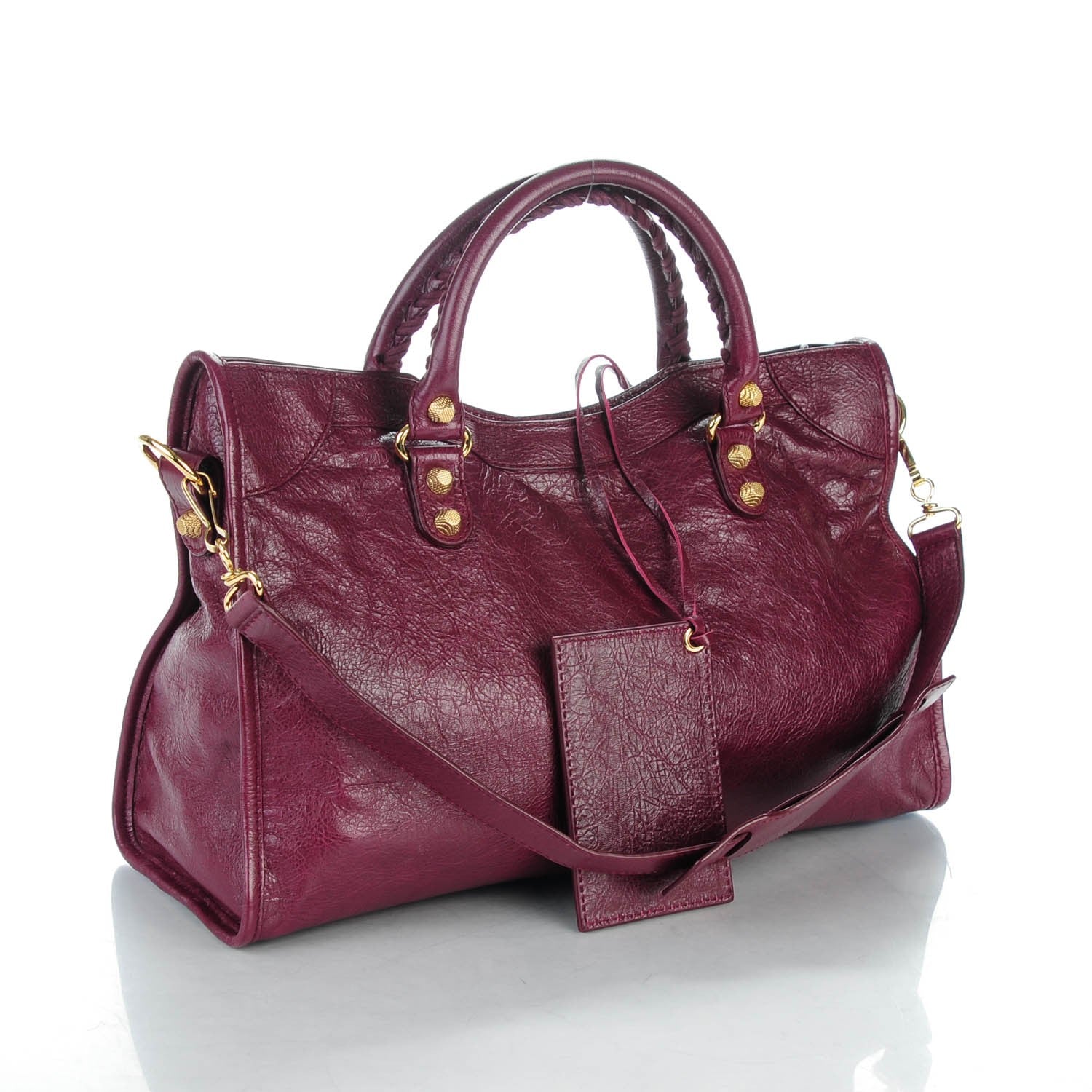Balenciaga Agneau Giant 12 Gold Hardware City Violet Prune 3 of 7
