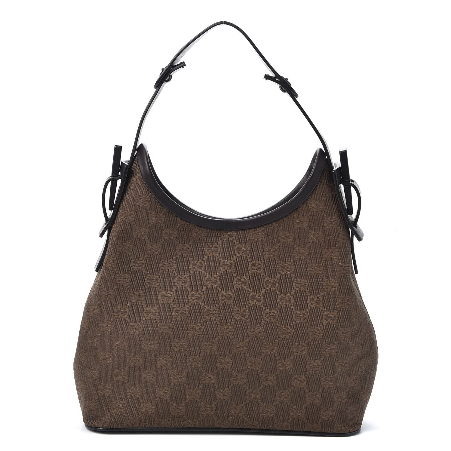 Gucci Monogram Small Hobo Brown 1 of 9