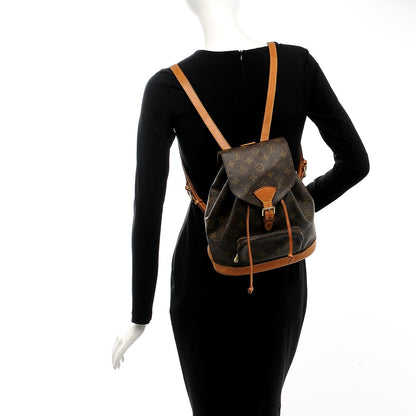 Louis Vuitton Monogram Montsouris MM Backpack 2 of 11