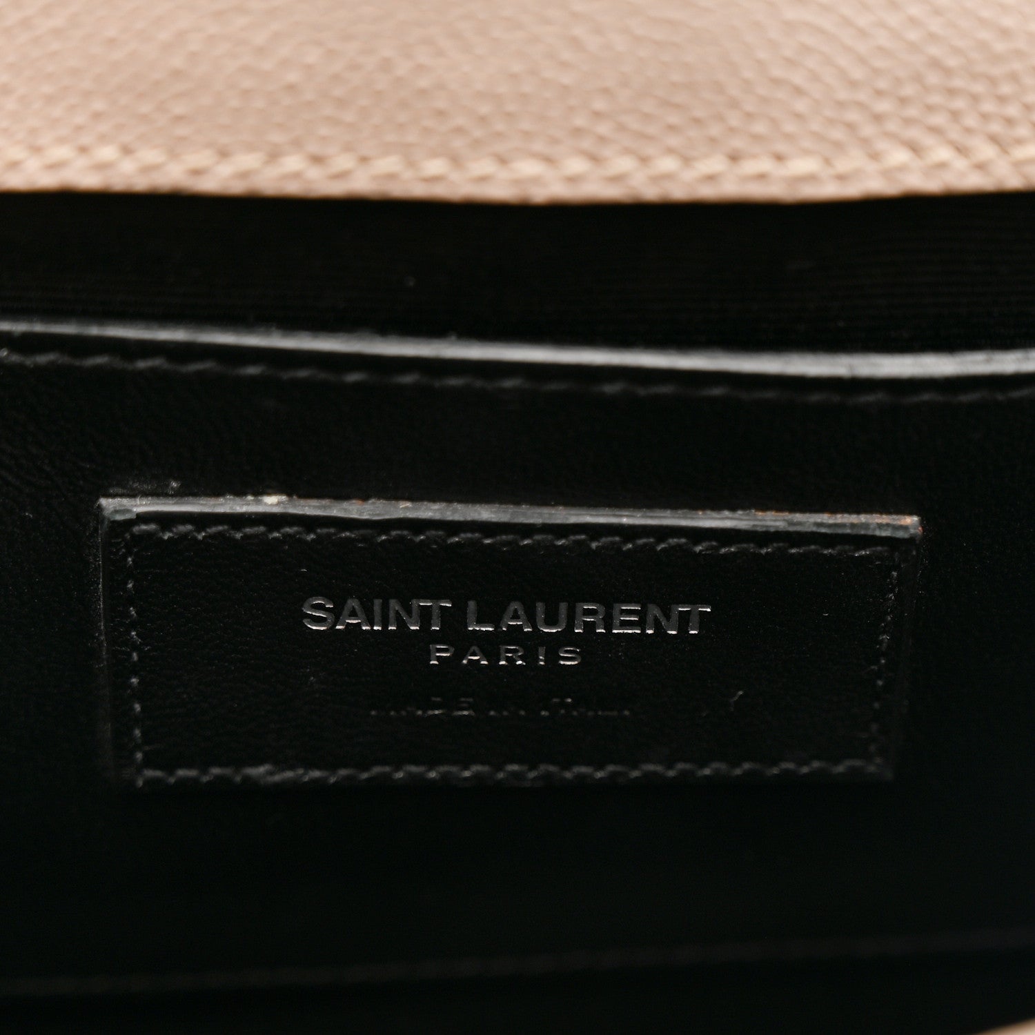 Saint Laurent Grain De Poudre Classic Kate Monogram Clutch Nude Powder 7 of 9