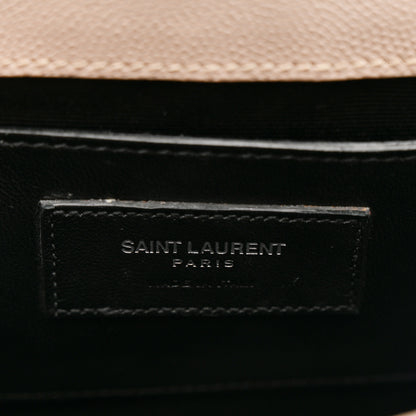 Saint Laurent Grain De Poudre Classic Kate Monogram Clutch Nude Powder 7 of 9