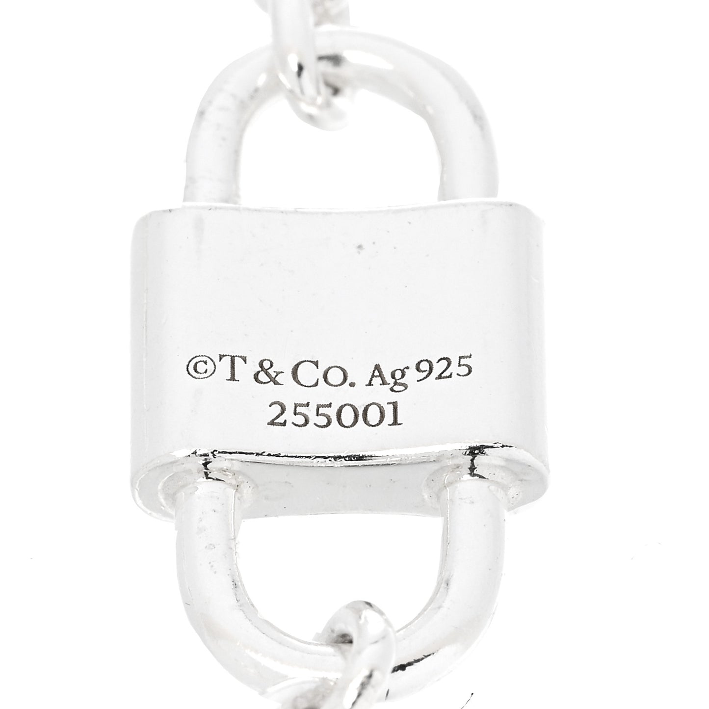 Sterling Silver 1837 Lock Bracelet