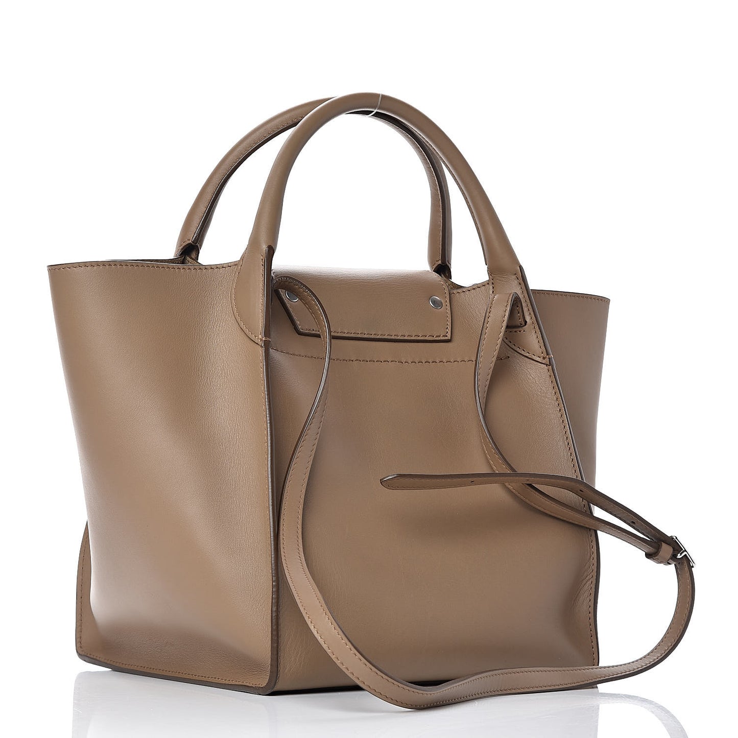 Smooth Calfskin Small Big Bag Light Camel