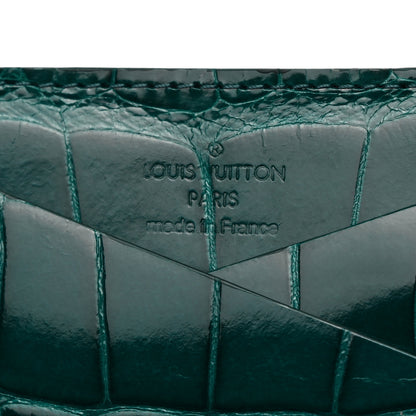 Louis Vuitton Alligator Card Holder Emeraude 6 of 8