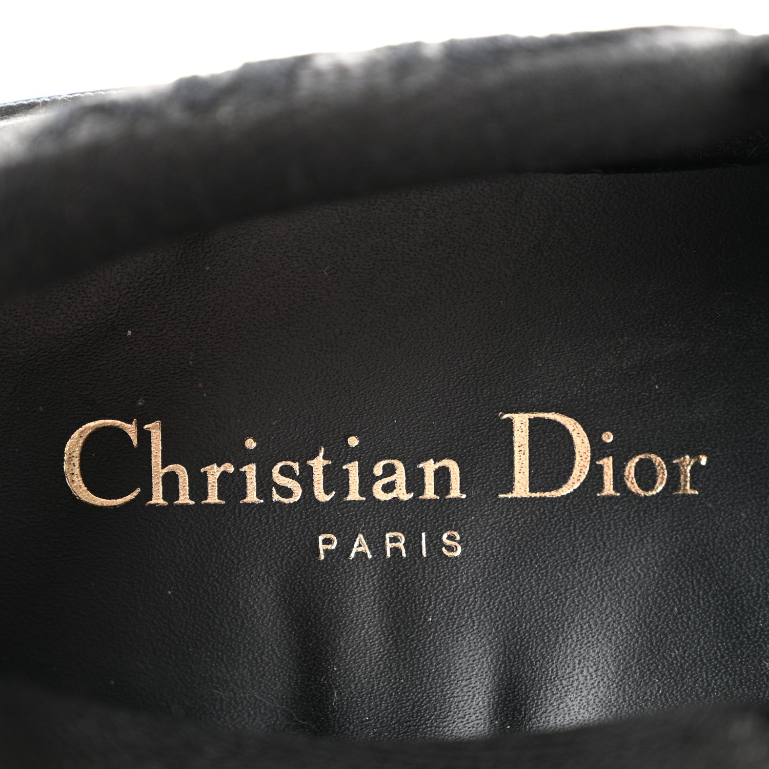 Christian Dior Shiny Technical Fabric Oblique Embroidered Womens Solar Slip On Sneakers 37.5 Black 9 of 9