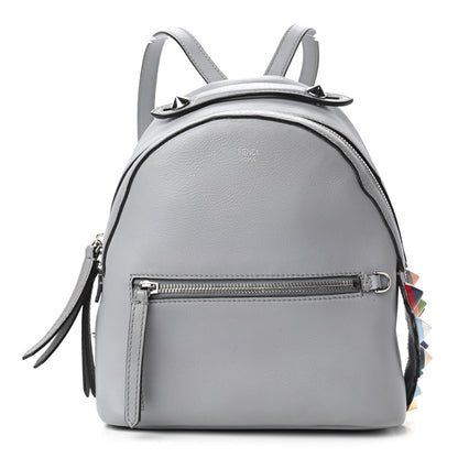 Fendi Vitello Dolce Studded Croc Tail Mini Backpack Grey 1 of 13