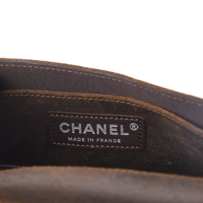 Chanel Goat Hair Wallet On Chain WOC Dark Green 6 of 10