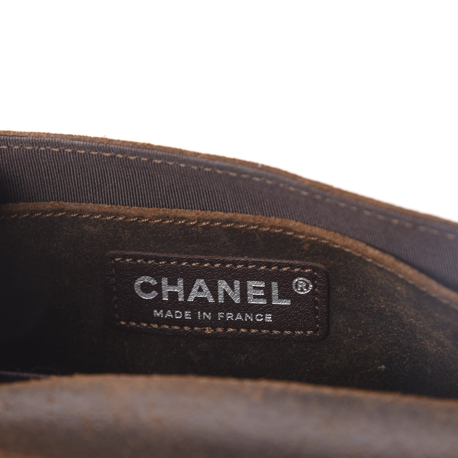 Chanel Goat Hair Wallet On Chain WOC Dark Green 6 of 10