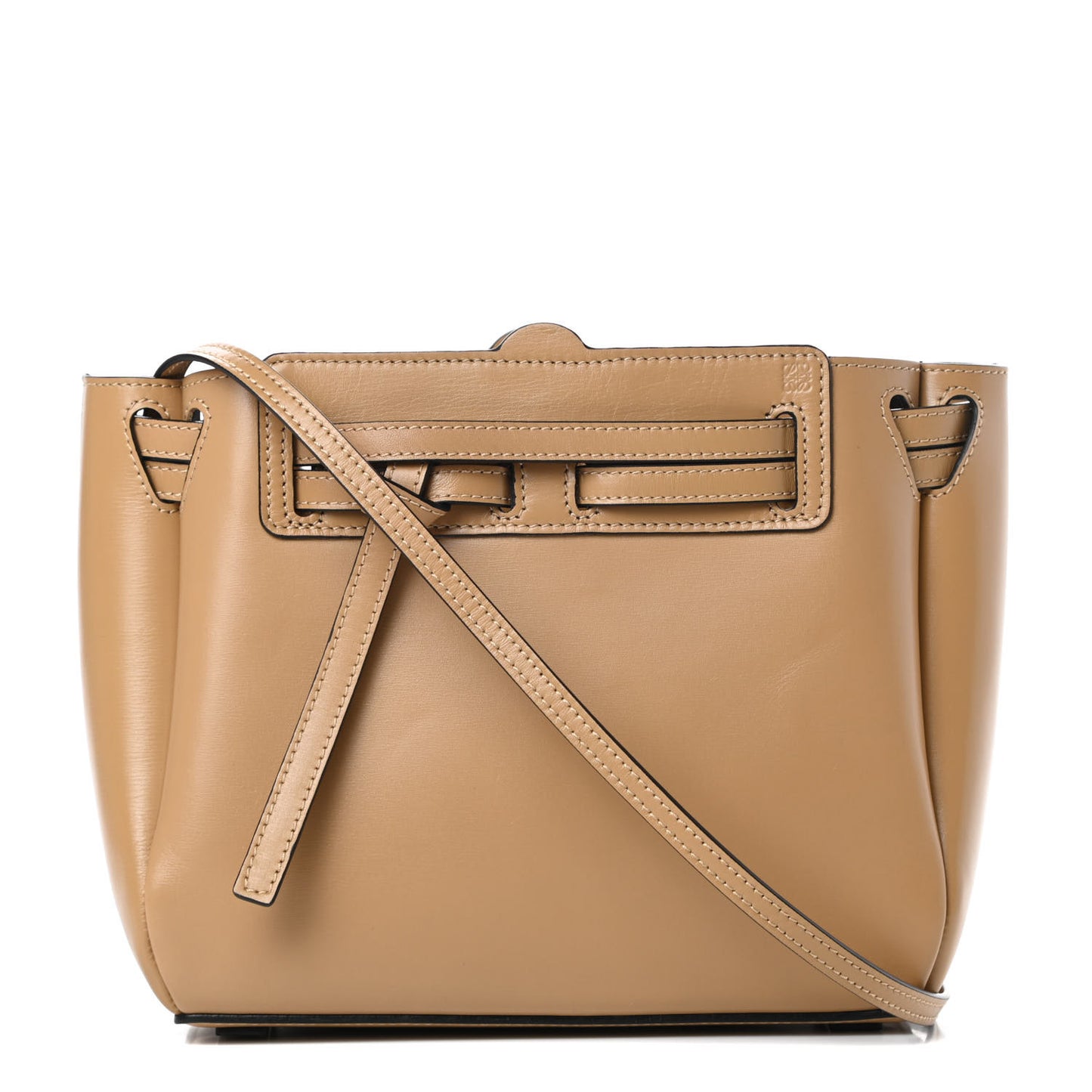 Boxcalf Mini Lazo Tote Dune