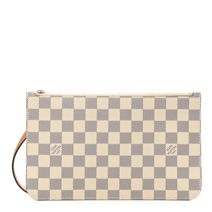 Louis Vuitton Damier Azur Braided Neverfull MM GM Pochette 1 of 6