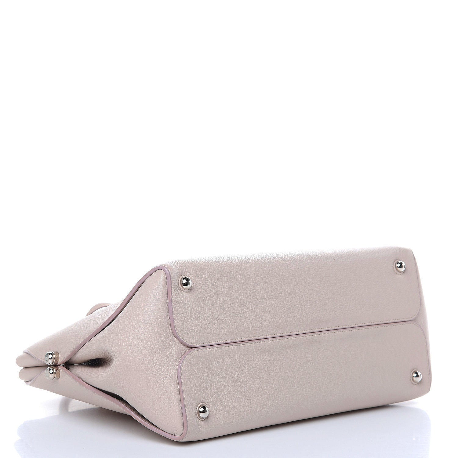 Christian Dior Grained Calfskin Medium Bar Tote Rose Poudre 4 of 15