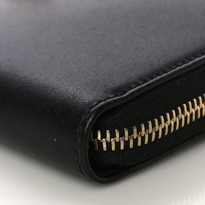Fendi Vitello Liberty Century Lucido By The Way Zip Around Wallet Black 9 of 12