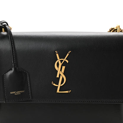 Saint Laurent Calfskin Medium Monogram Sunset Black 10 of 12