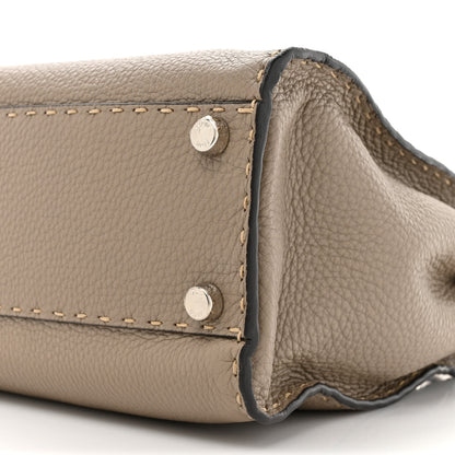 Fendi Cuoio Romano Selleria Medium Peekaboo Iconic Satchel Corda 10 of 13