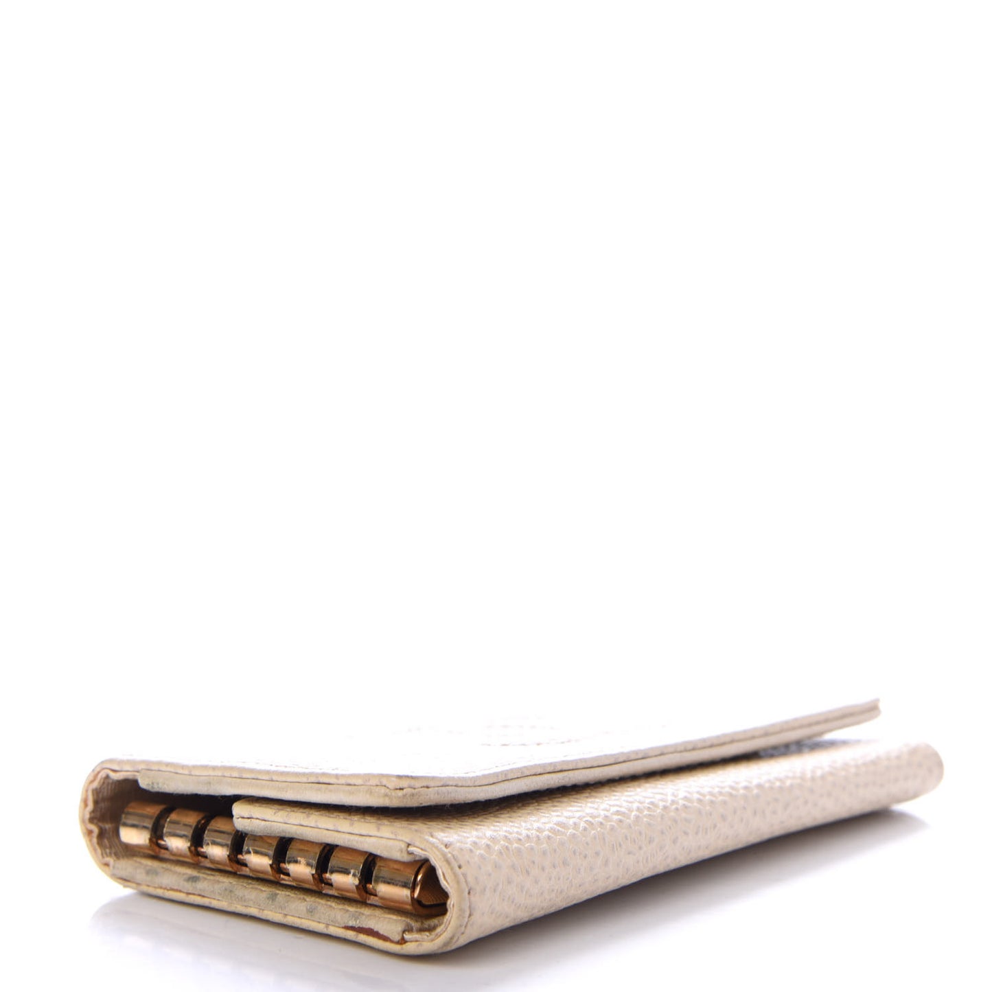 Caviar Timeless CC 6 Key Holder Case Beige Clair