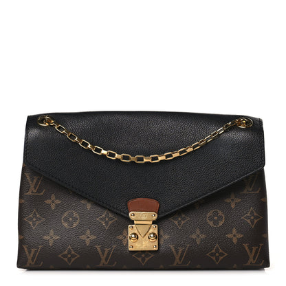 Louis Vuitton Monogram Pallas Chain Black 1 of 8