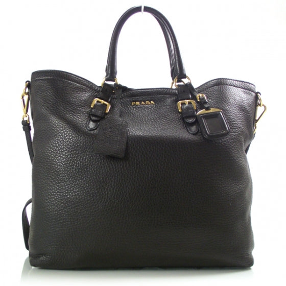 Prada Cervo Antik Bauletto Black 1 of 12